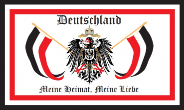 Flagge Fahne Meine Heimat Meine Liebe Reichsadler Deutsches Reich