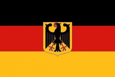 Tischflagge Deutschland Adler 10x15cm mit Ständer Tischfahne Miniflagge