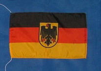Tischflagge Deutschland Bundesdienstflagge