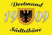 Flagge Fahne Dortmund 1909 Südtribüne (Fanflagge Nr. 3) 90x150 cm