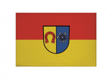 Aufnäher Emilia Romagna Fahne Flagge Aufbügler Patch 8 x 5 cm 