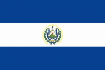 Flagge Fahne El Salvador 30x45 cm Stockflagge Hohlsaum