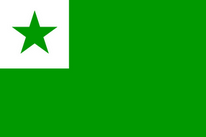 Flagge Fahne Esperanto  90x150 cm Digitaldruck