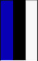 Flagge Fahne Hochformat Estland