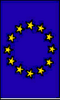Flagge Fahne Hochformat Europa