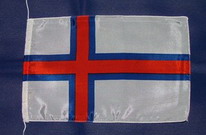 Tischflagge Faroer Inseln