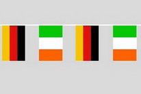 Flaggenkette Deutschland - Irland