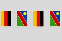 Flaggenkette Deutschland - Namibia