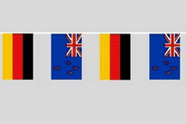 Flaggenkette Deutschland - Neuseeland