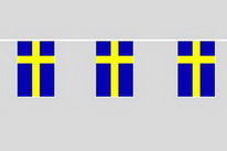 Flaggenkette Schweden