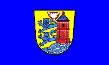 Flagge Fahne Flensburg 30x45 cm Stockflagge Hohlsaum