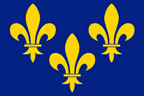 Flagge Fahne Fleur de Lis Frankreich