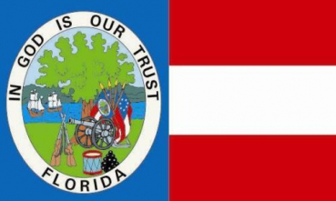 Flagge Fahne Florida 1861 90x60 cm *P