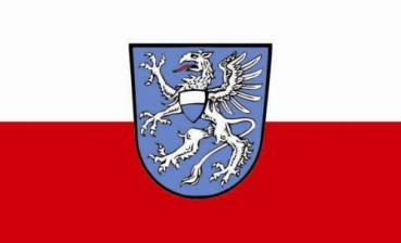 Tischflagge Freystadt 10x15cm mit Ständer Tischfahne Miniflagge