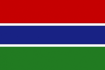 Tischflagge Gambia 10x15cm mit Ständer Tischfahne Miniflagge