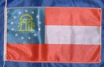 Tischflagge Georgia