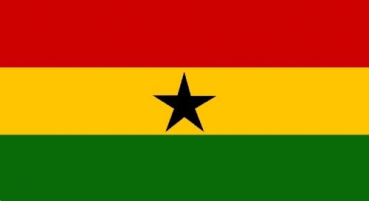 Tischflagge Ghana 10x15cm mit Ständer Tischfahne Miniflagge