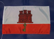 Tischflagge Gibraltar