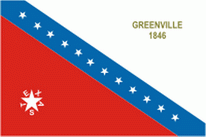 Flagge Fahne Greenville City (Texas) Premiumqualität