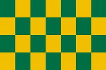 Flagge Fahne Karo grün / gelb 90x150 cm