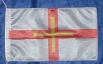 Tischflagge Guernsey