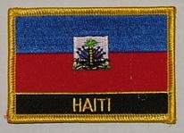 Aufnäher Haiti Schrift unten