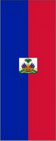 Bannerfahne Haiti mit Wappen Premiumqualität