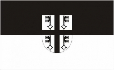 Tischflagge Hallenberg 10x15cm mit Ständer Tischfahne Miniflagge