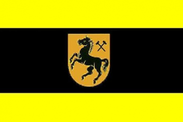 Tischflagge Herne 10x15cm mit Ständer Tischfahne Miniflagge