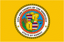 Flagge Fahne Honolulu City (Hawaii) Premiumqualität