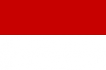 Tischflagge Indonesien 10x15cm mit Ständer Tischfahne Miniflagge