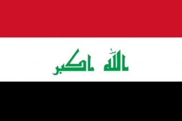 Tischflagge Irak 10x15cm mit Ständer Tischfahne Miniflagge