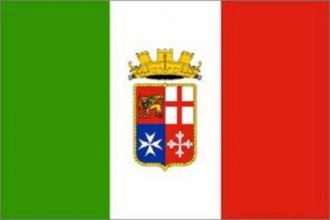 Tischflagge Italien Handel 10x15cm mit Ständer Tischfahne Miniflagge