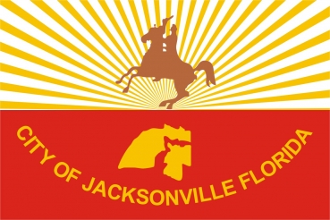 Flagge Fahne Jacksonville USA 90x150 cm