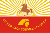 Flagge Fahne Jacksonville City (Florida) Premiumqualität