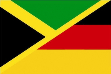 Flagge Fahne Jamaika-Deutschland Freundschaftsfahne 90x60 cm *P
