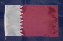 Tischflagge Katar