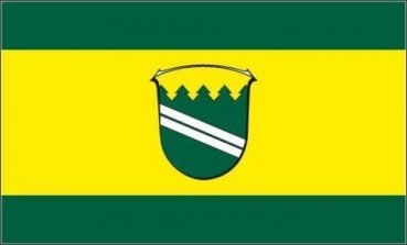 Tischflagge Kirchheim Hessen 10x15cm mit Ständer Tischfahne Miniflagge