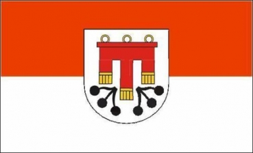 Tischflagge Kressbronn am Bodensee 10x15cm mit Ständer Tischfahne Miniflagge