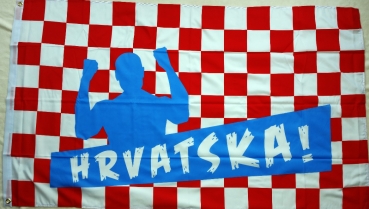 Flagge Fahne Kroatien HRVATSKA Fanflagge 90x150 cm
