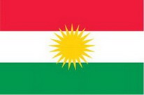 Flagge Fahne Kurdistan