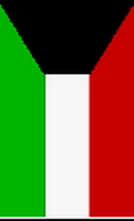 Flagge Fahne Hochformat Kuwait