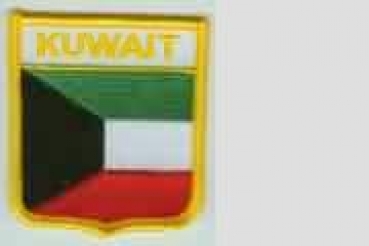 Aufnäher Kuwait Schrift oben