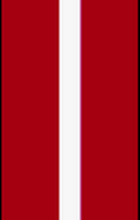 Flagge Fahne Hochformat Lettland