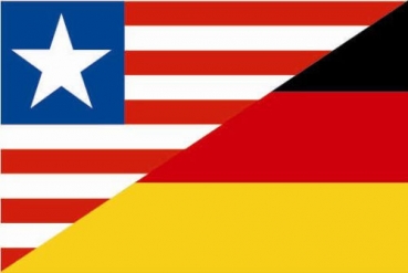 Flagge Fahne Liberia-Deutschland Freundschaftsfahne 90x60 cm *P