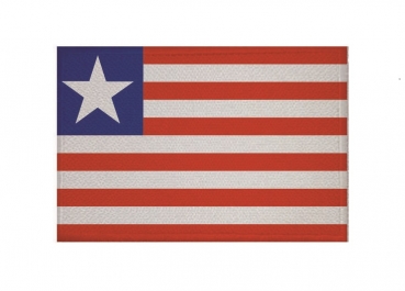 Aufnäher Patch Liberia Aufbügler Fahne Flagge