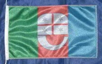 Tischflagge Ligurien