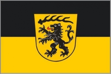 Tischflagge Landkreis Göppingen 10x15cm mit Ständer Tischfahne Miniflagge