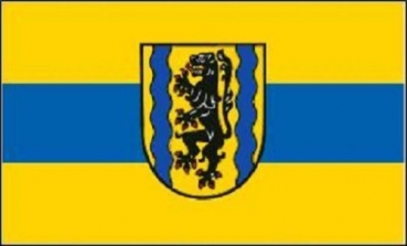 Tischflagge Landkreis Nordsachsen 10x15cm mit Ständer Tischfahne Miniflagge