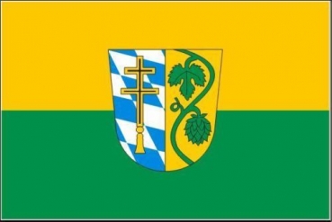 Flagge Fahne Landkreis Pfaffenhofen an der Ilm 30x45 cm Stockflagge Hohlsaum